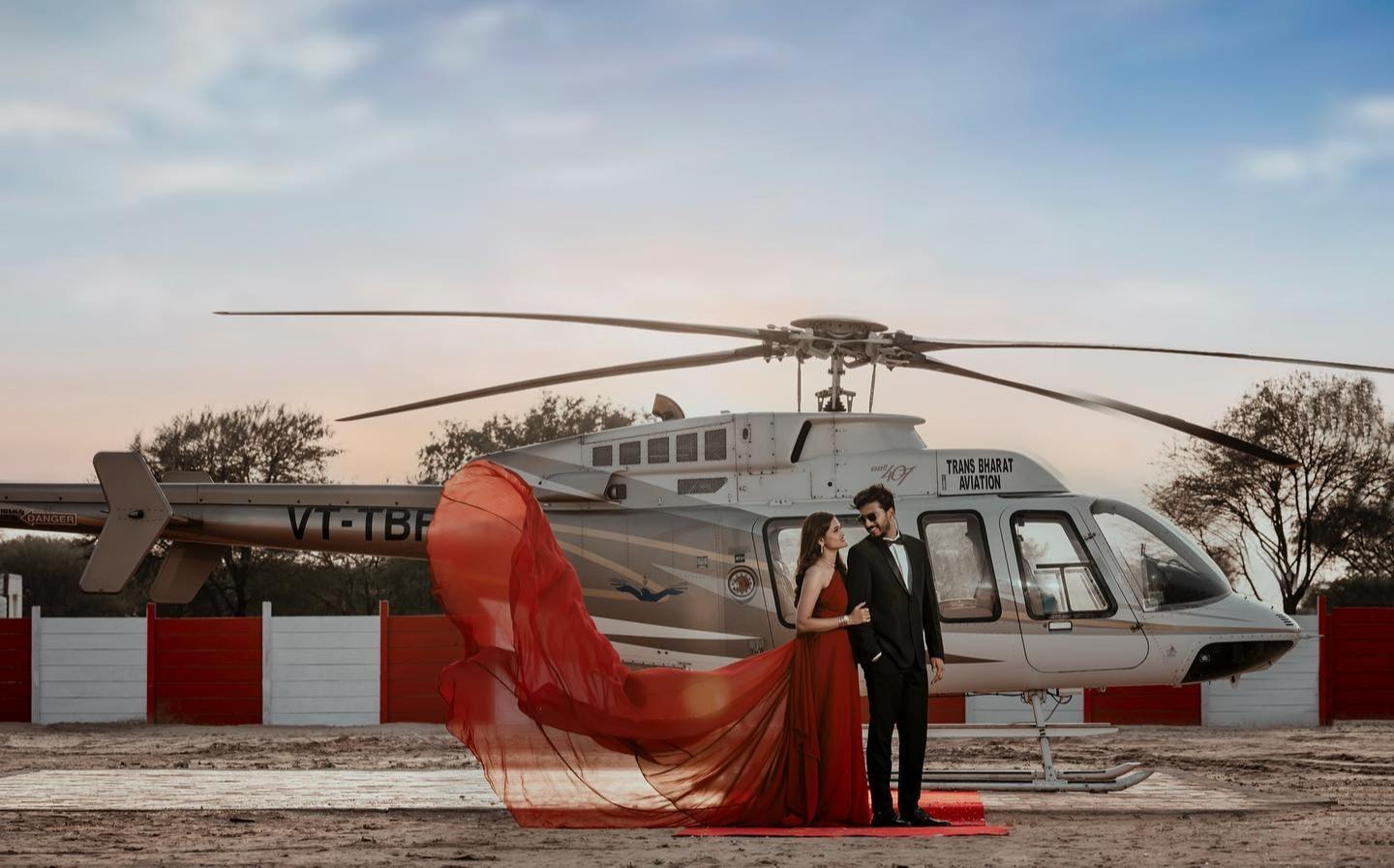 Helicopter for Wedding