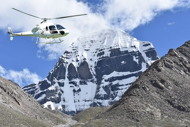 how to book helicopter to adi kailash from Madurai