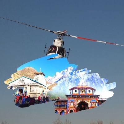 how to book helicopter to do dham from Gwalior