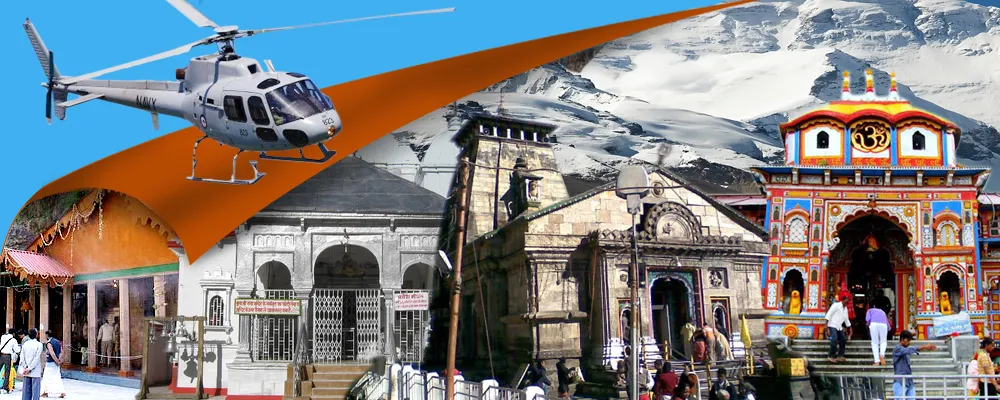 How to book helicopter to Char Dham from Kolkata