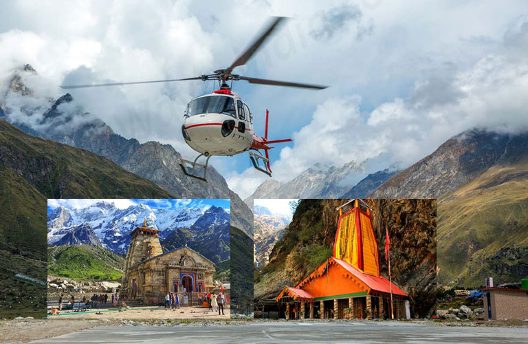 how to book helicopter to do dham from Gwalior